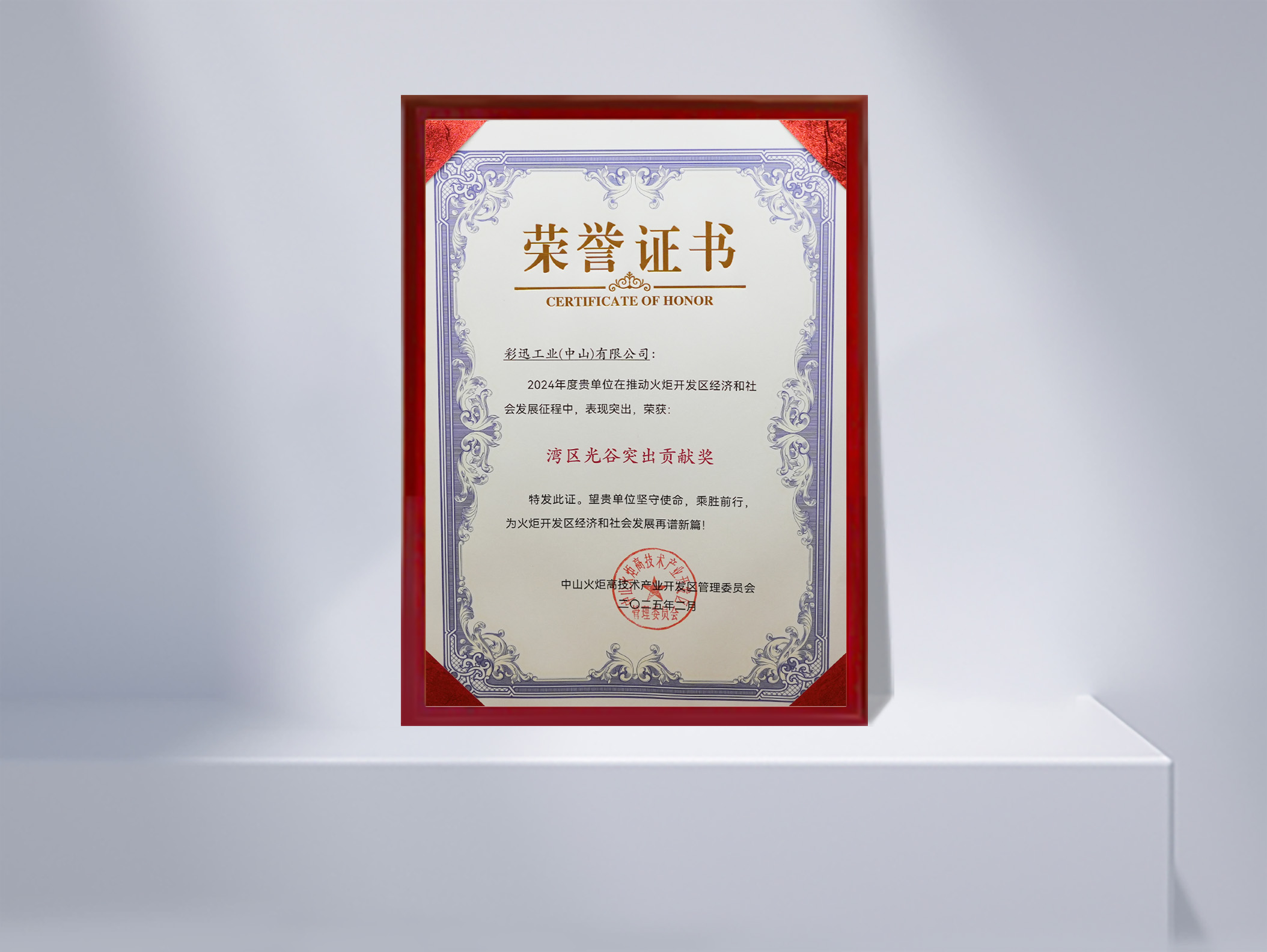 灣區光谷傑出貢獻獎